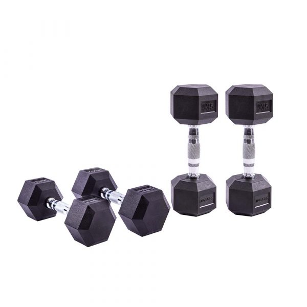 Mancuernas Hexagonales goma (2ud.) - Imagen 3