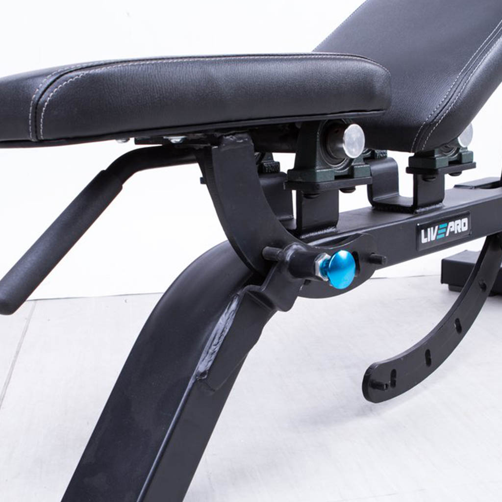 Gimnasio en casa Livepro - Set con mancuernas y banco - Imagen 4